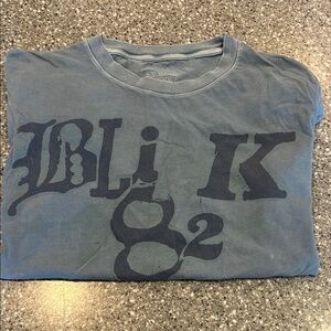 Oversized AE Blue ‘Blink 182’ T-Shirt